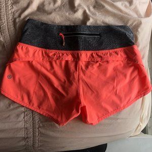 Lululemon speed shorts 2.5"- size 4